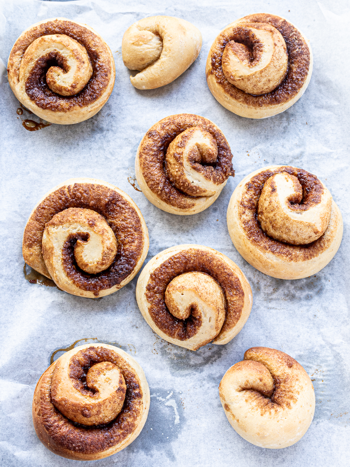Deliciously fluffy baked cinnamon rolls