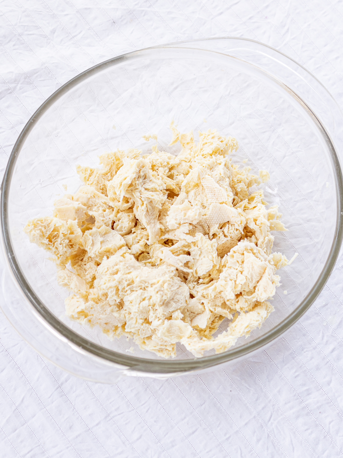 crumbled tofu