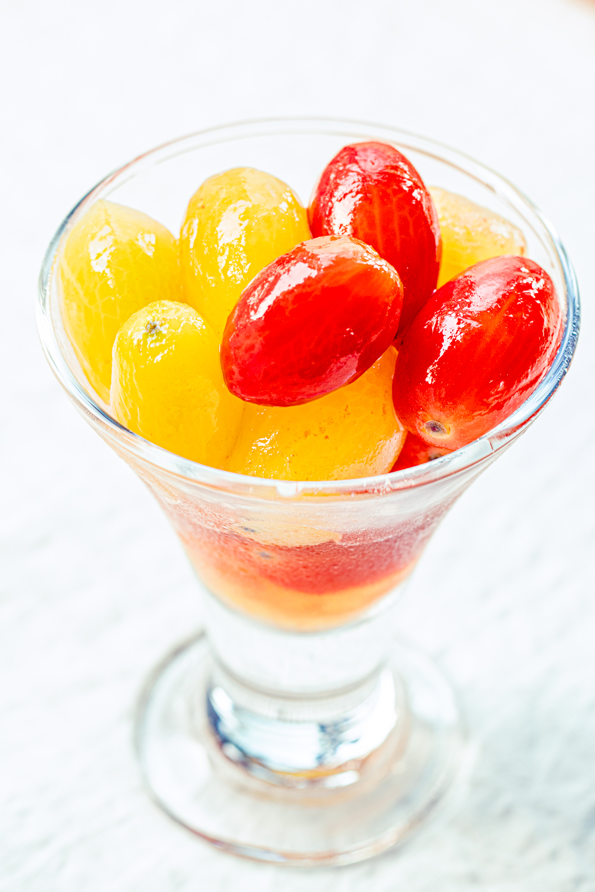 Chilled Cherry Tomato Compote with Japanese Plum Syrup – Vegan Summer Dessert