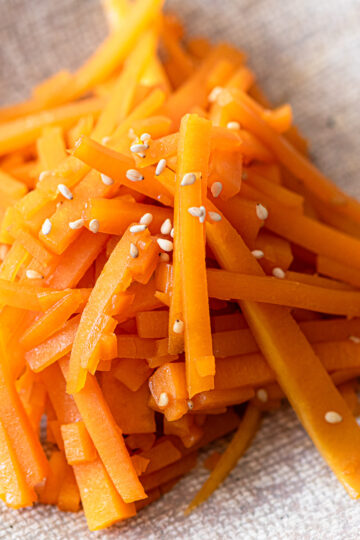 butternut squash Japanese vegan side dish, kinpira recipe