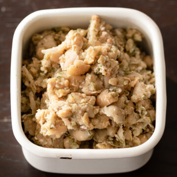 vegan chickpea tuna mayo, no mayo, Japanese-style