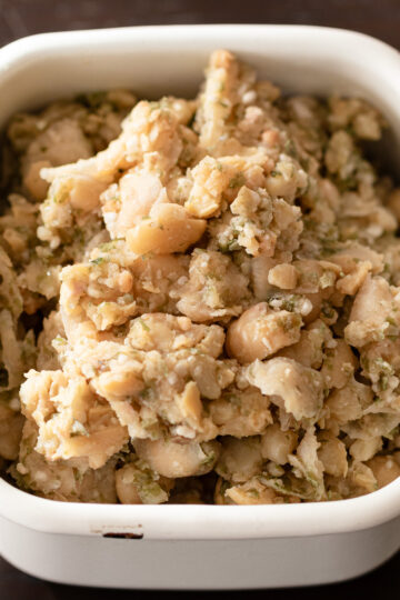 vegan chickpea tuna mayo, no mayo, Japanese-style