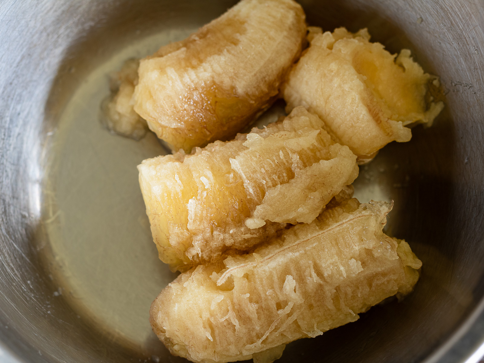 トロトロになる直前のよく熟れたバナナ