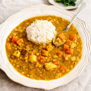 ヴィーガンひよこ豆のカレー