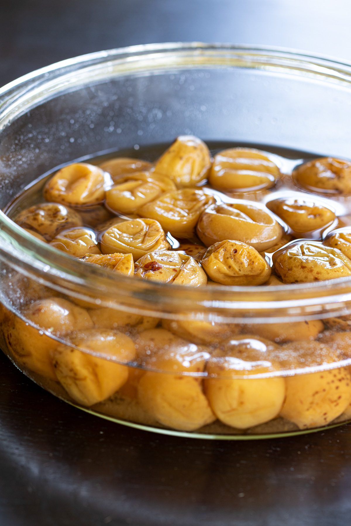 Pickled Ume with clear white plum vinegar