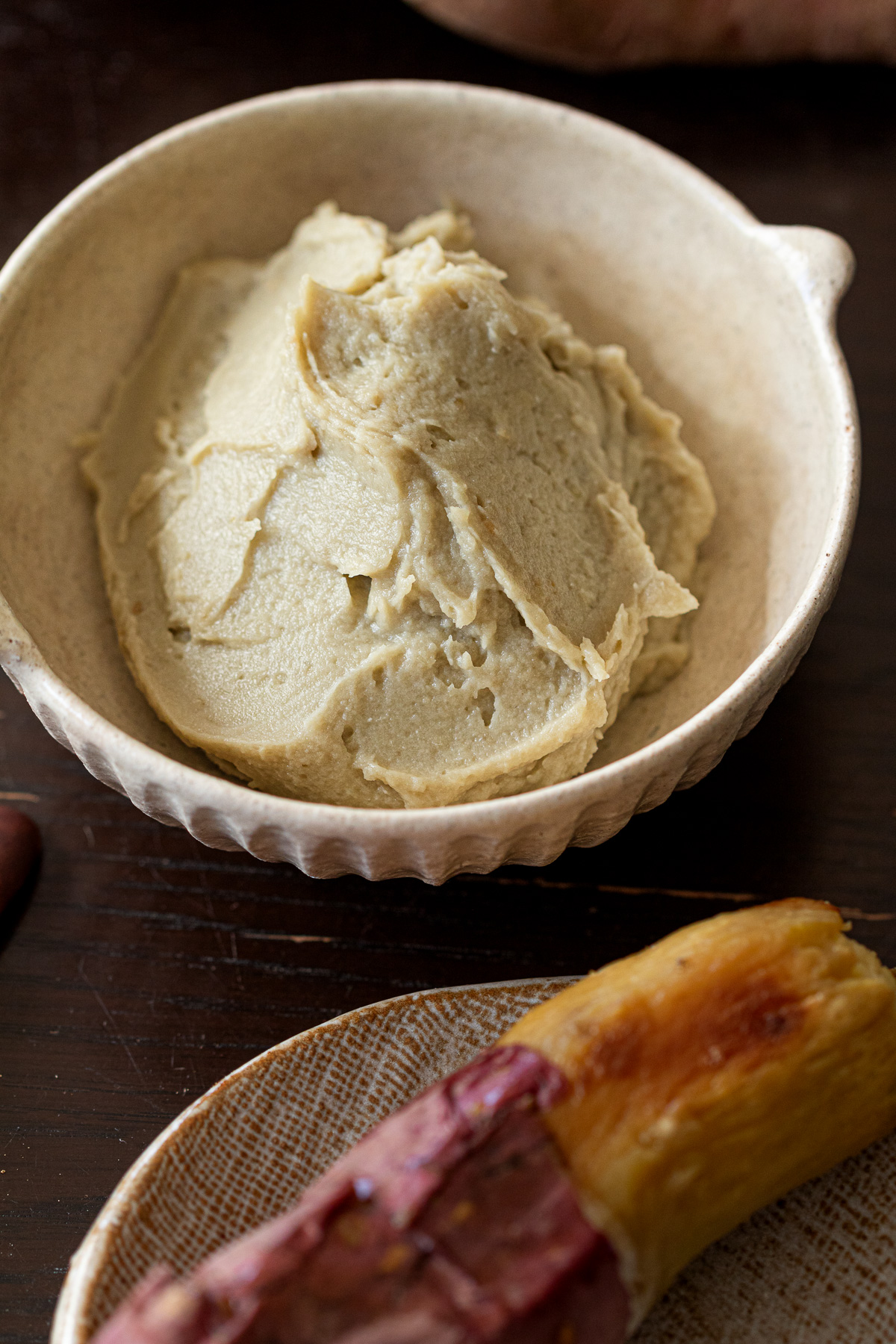 焼き芋とココナッツミルクで作ったヴィーガンさつまいもクリーム