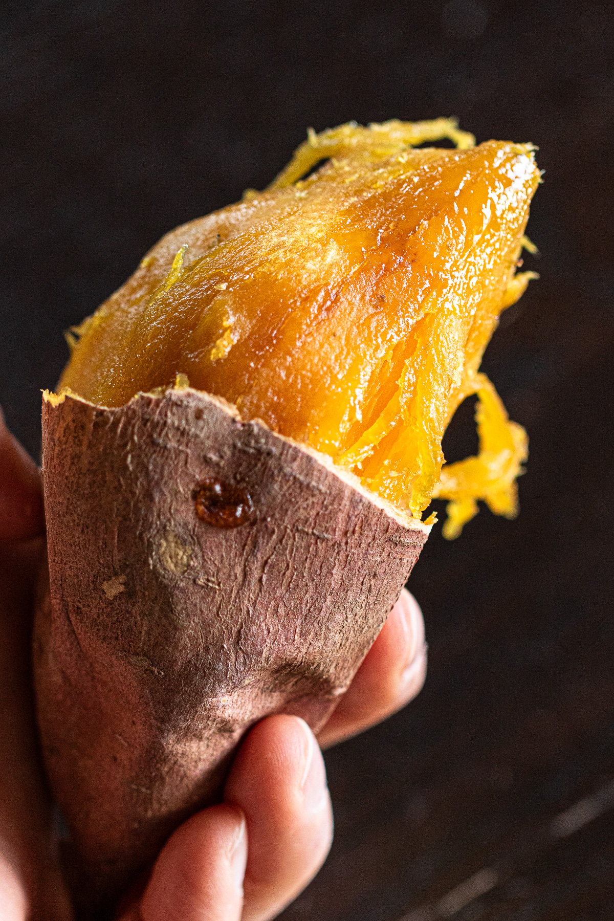 トロッと艶やかなオーブンで焼いた安納芋の焼き芋