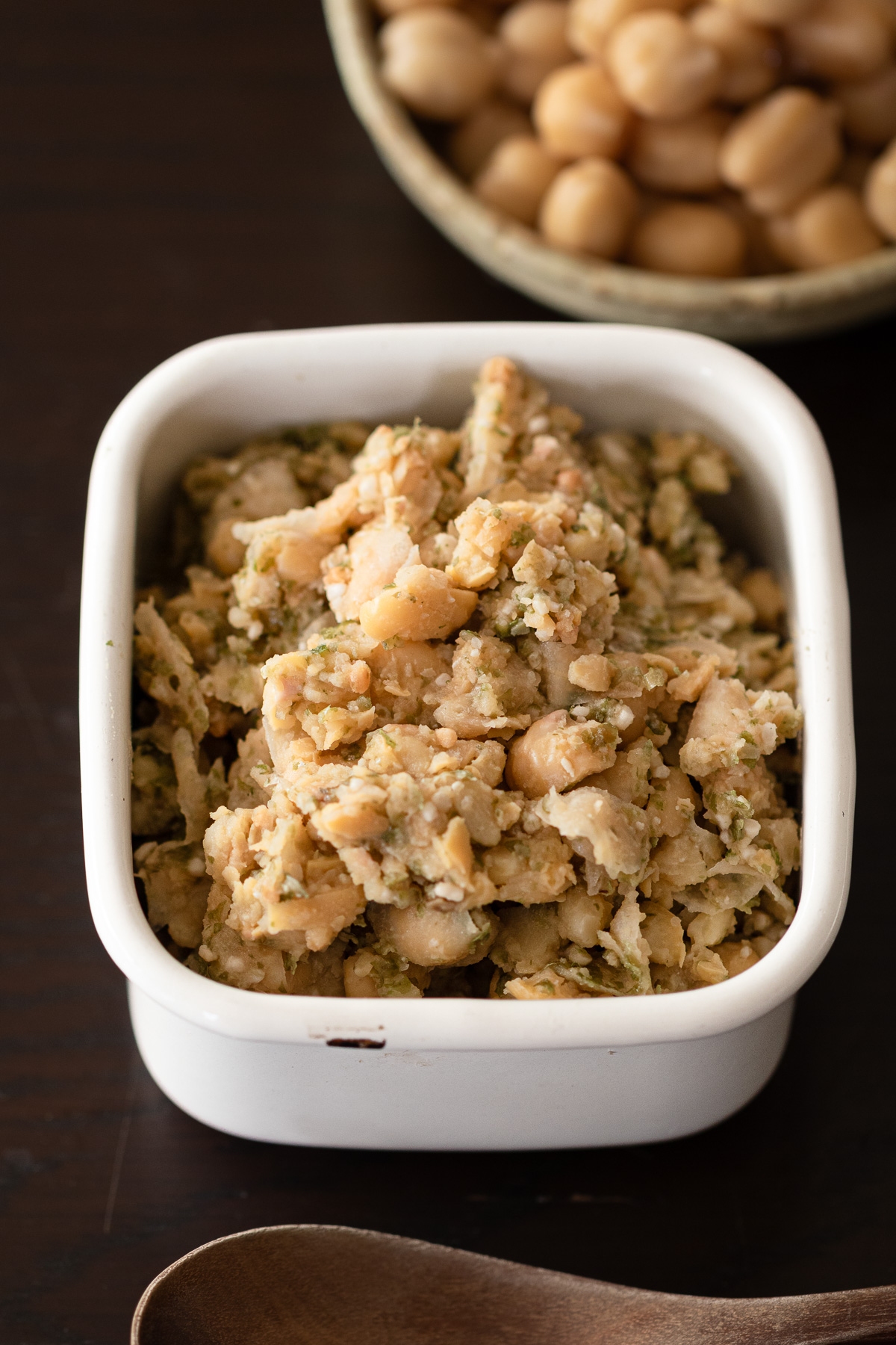 味がしっかりなじんだひよこ豆のツナマヨ風フムス