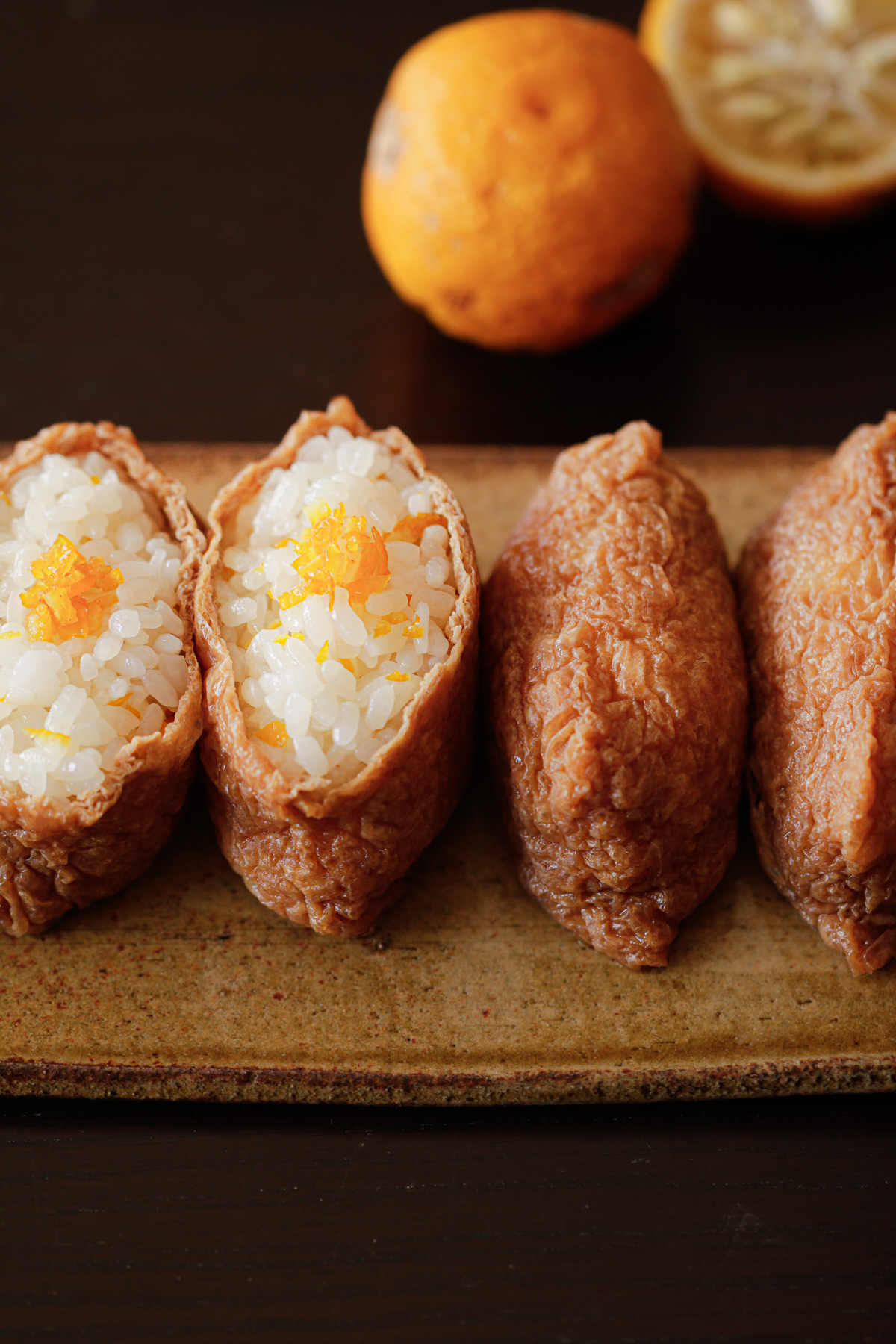 ゆず黒糖いなり寿司｜変わりいなり寿司のレシピ