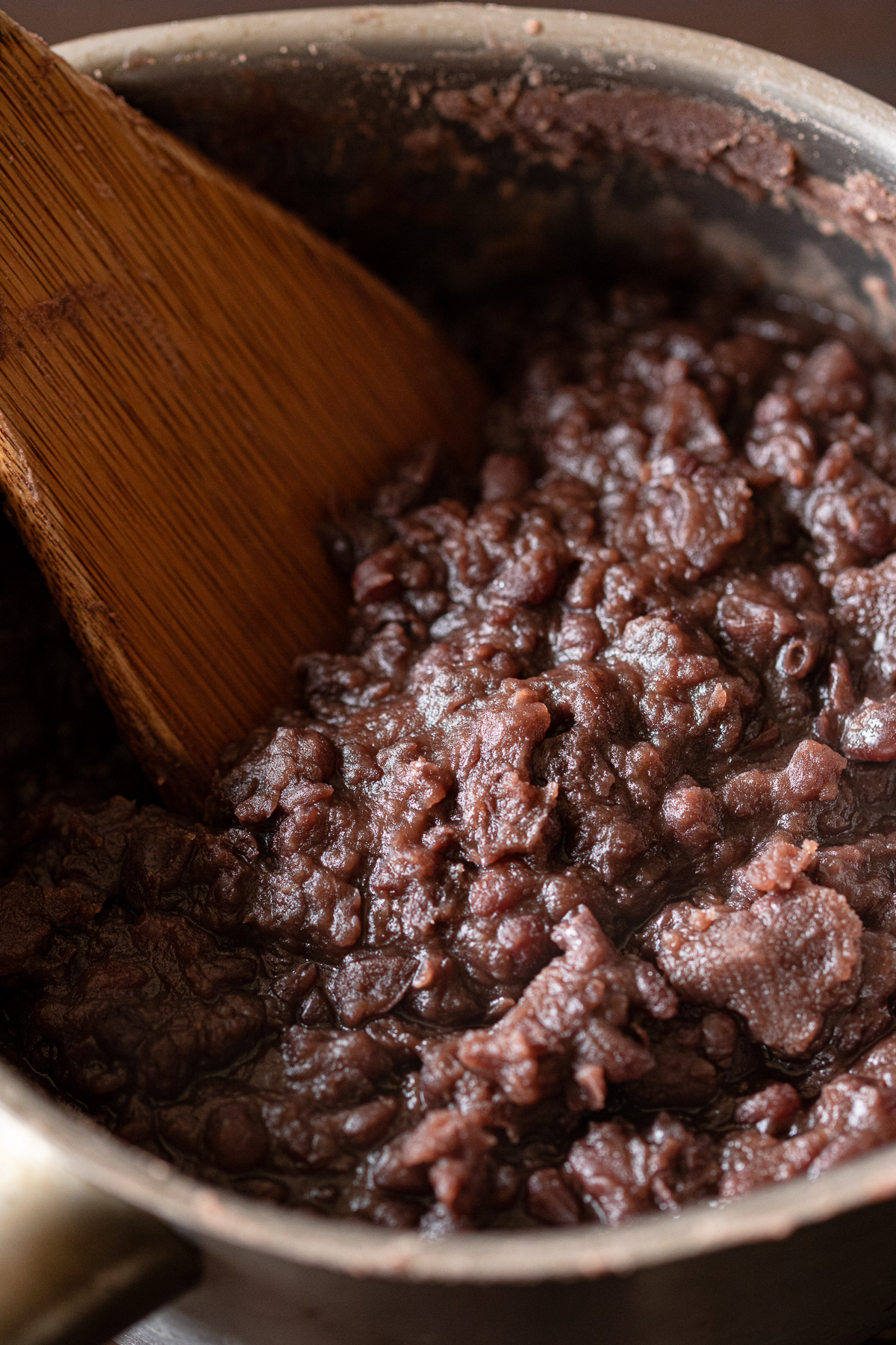 Smooth-style homemade anko — spreadable red bean paste