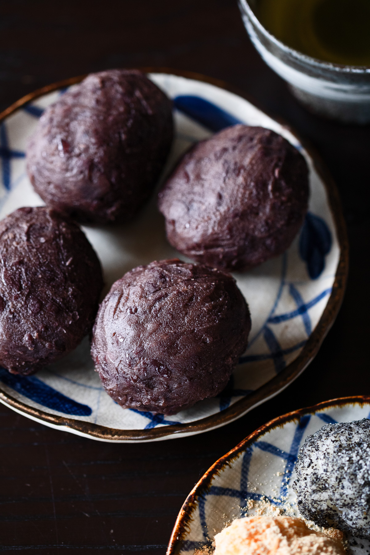食卓に並んだ手作りのおはぎ