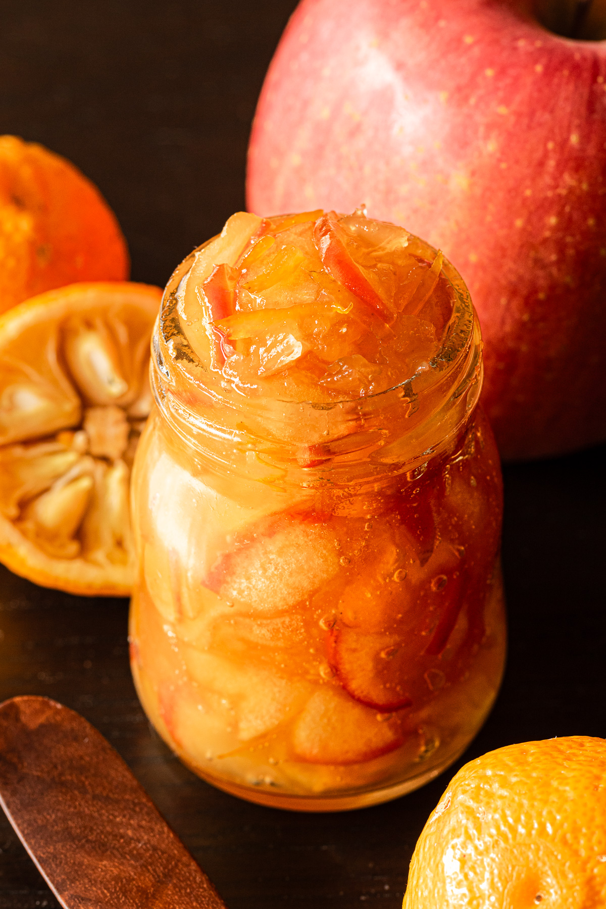 完成したゆずりんごジャム