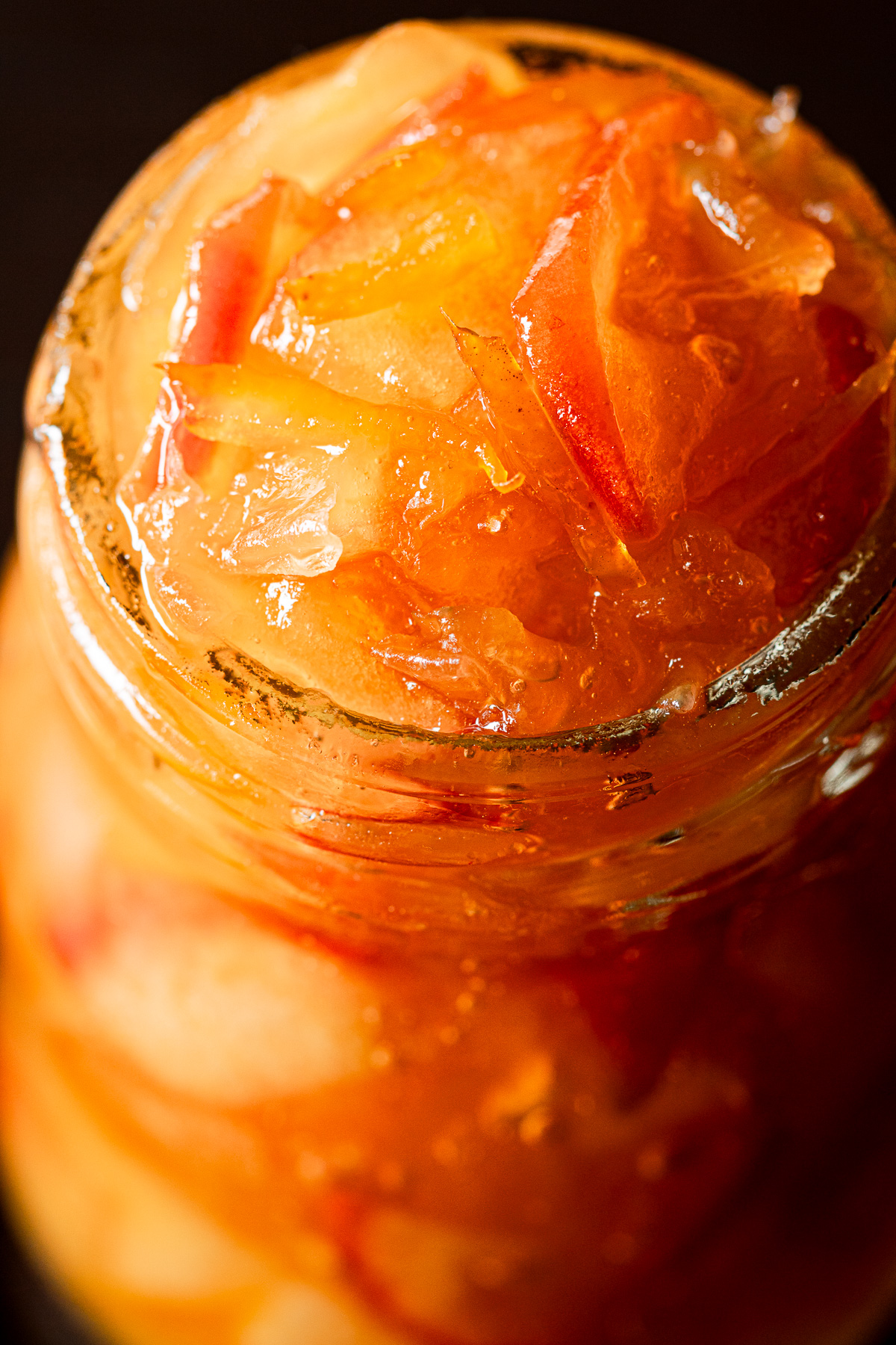 ゆずりんごジャムのクローズアップ