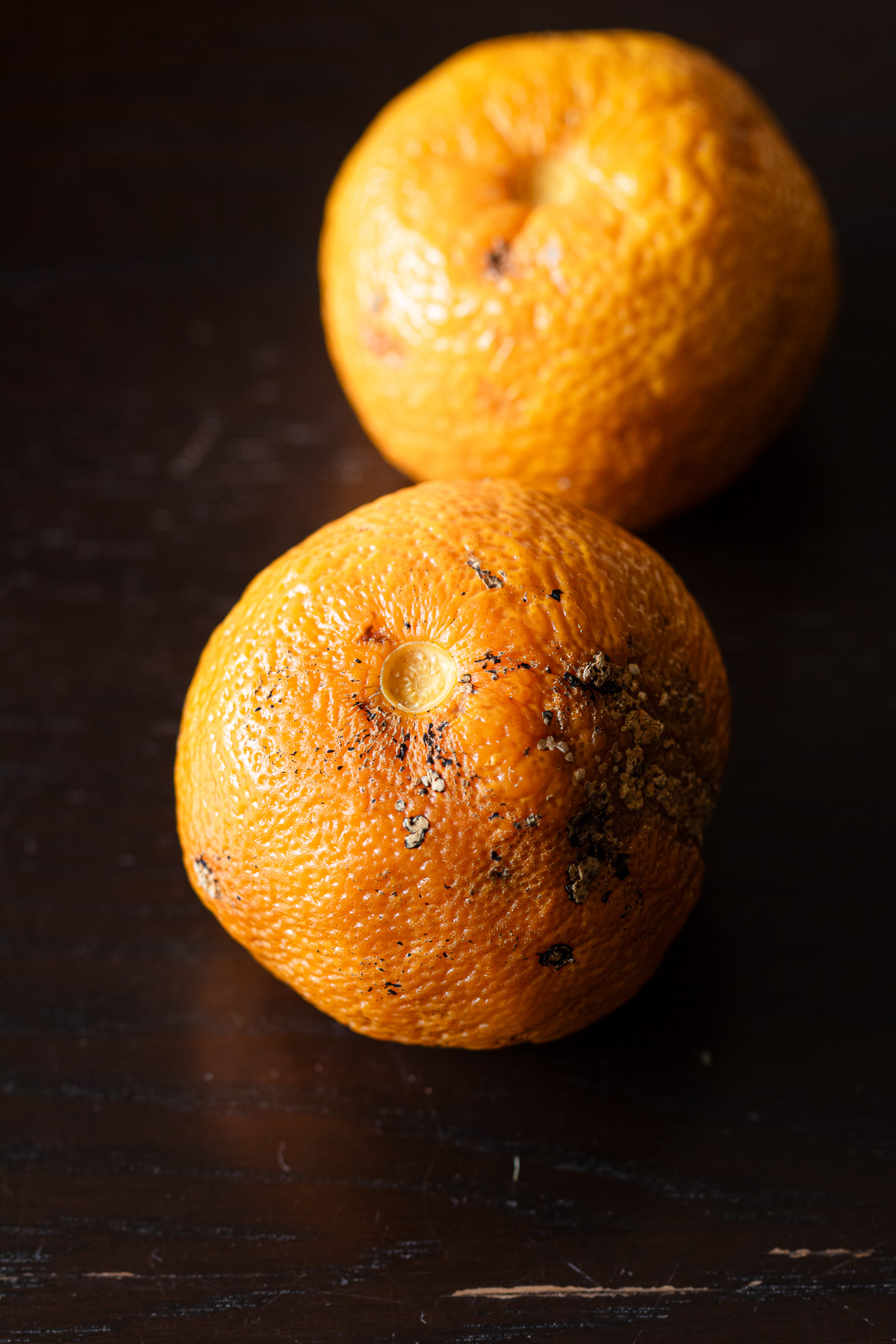 重曹水で洗ったあとのきれいなゆず